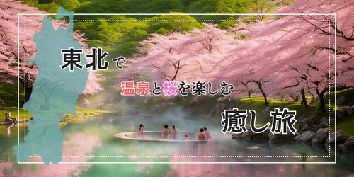 東北で温泉と桜を楽しむ癒し旅